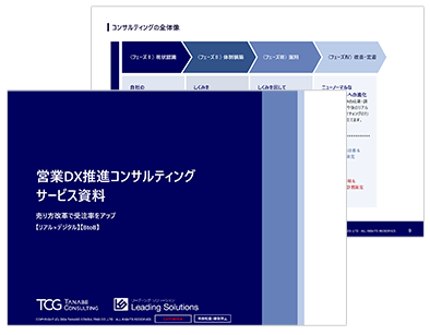 営業DX推進コンサルティング サービス資料