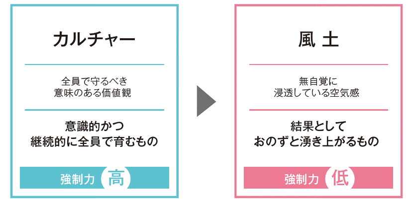 図表2：カルチャーと文化の違い